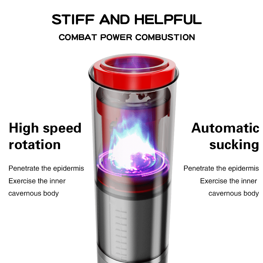 2 In 1 Vibration Rotating Suction Modes Mens Auto Masturbator