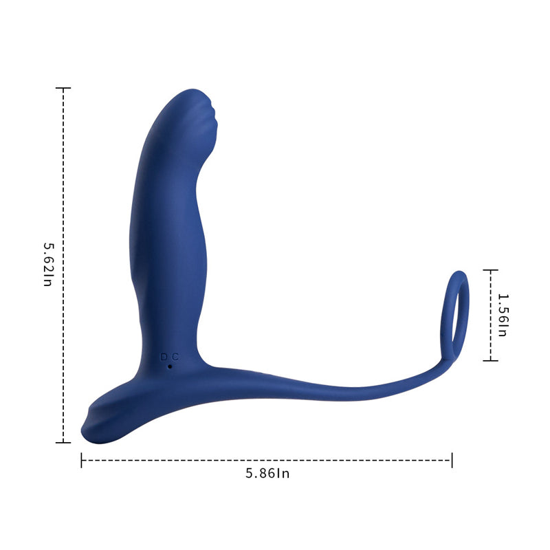 Cock Ring Attached Anal Vibrator