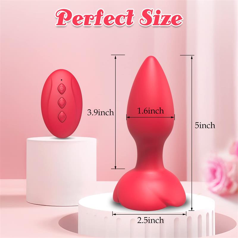 10 Vibrating Prostate Massager Anal Butt Plug
