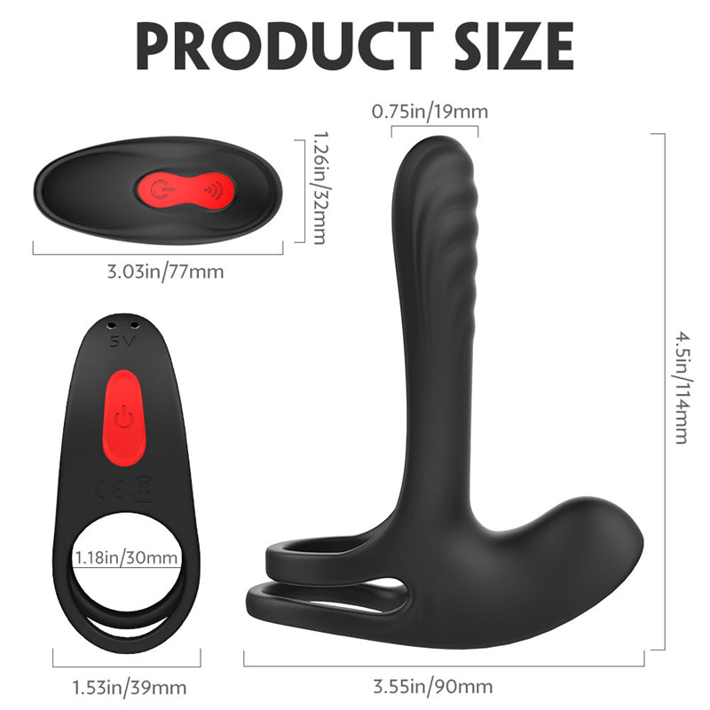 Remote Insertable Vibrating Cock Ring
