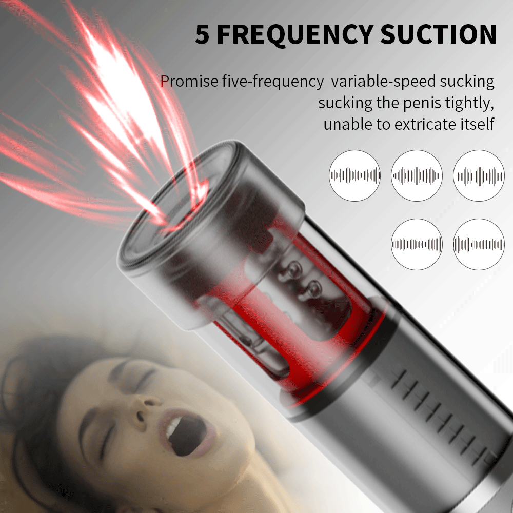2 In 1 Vibration Rotating Suction Modes Mens Auto Masturbator