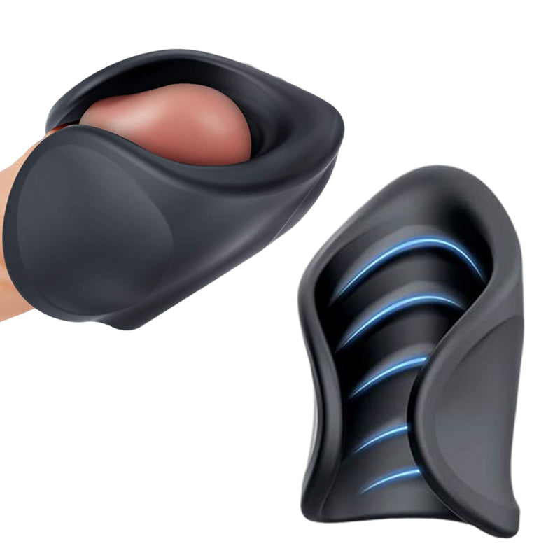 Handhold Adjustable Male Masturbator Penis Vibrator