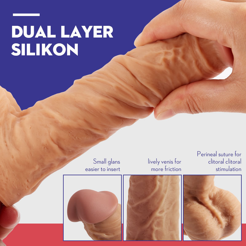 3 Functions Multiple Combination Lifelike Dildo