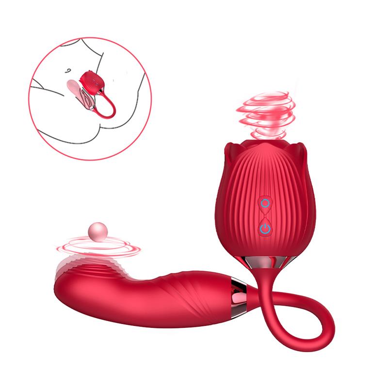 10 Sucking 10 Vibration Modes G Spot Rose Toy Clitoral Vibrator