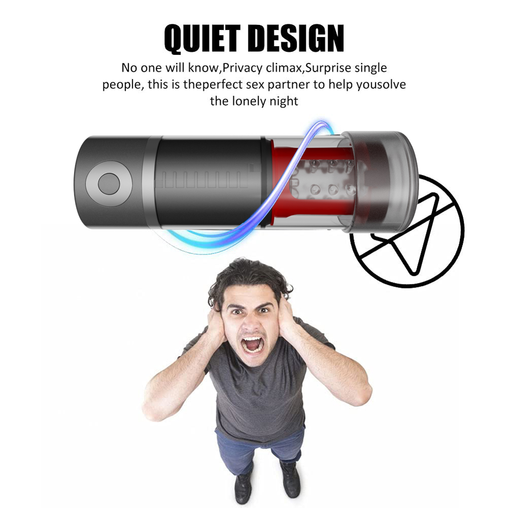 2 In 1 Vibration Rotating Suction Modes Mens Auto Masturbator