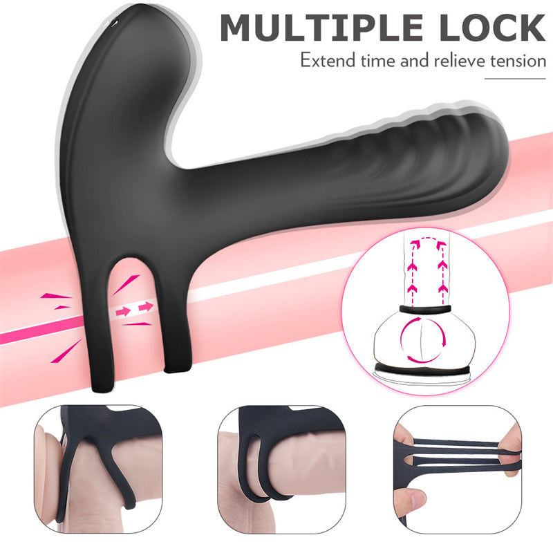 Remote Insertable Vibrating Cock Ring
