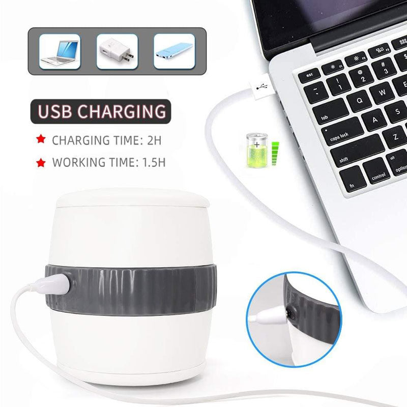 12-Speed Vibration Two-Way Exit Manual Masturbation Cup