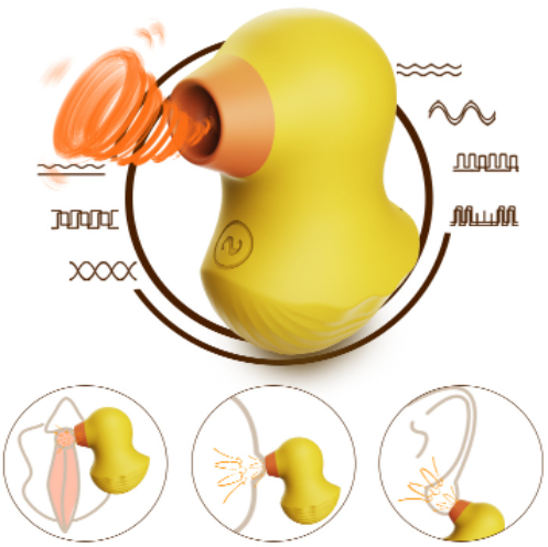 Little Yellow Duck Sucking Cunnilingus Vibrator
