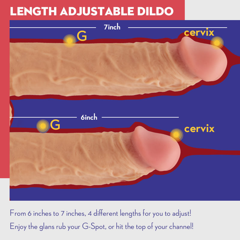 3 Functions Multiple Combination Lifelike Dildo