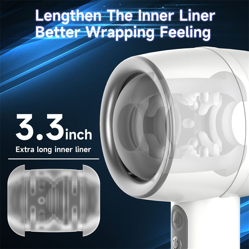 3 Frequency Telescopic Handheld Male Masturbator