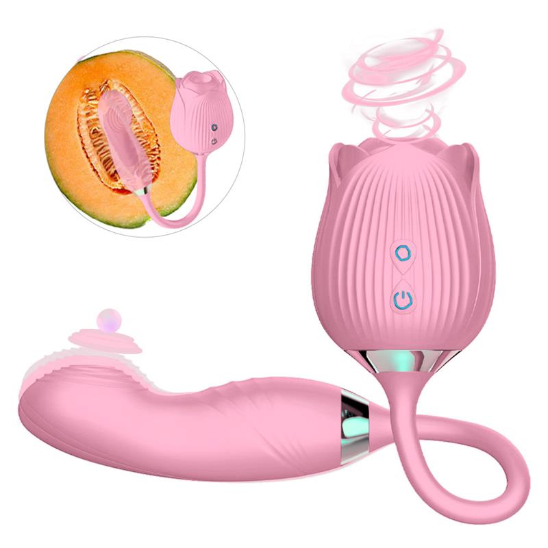 10 Sucking 10 Vibration Modes G Spot Rose Toy Clitoral Vibrator