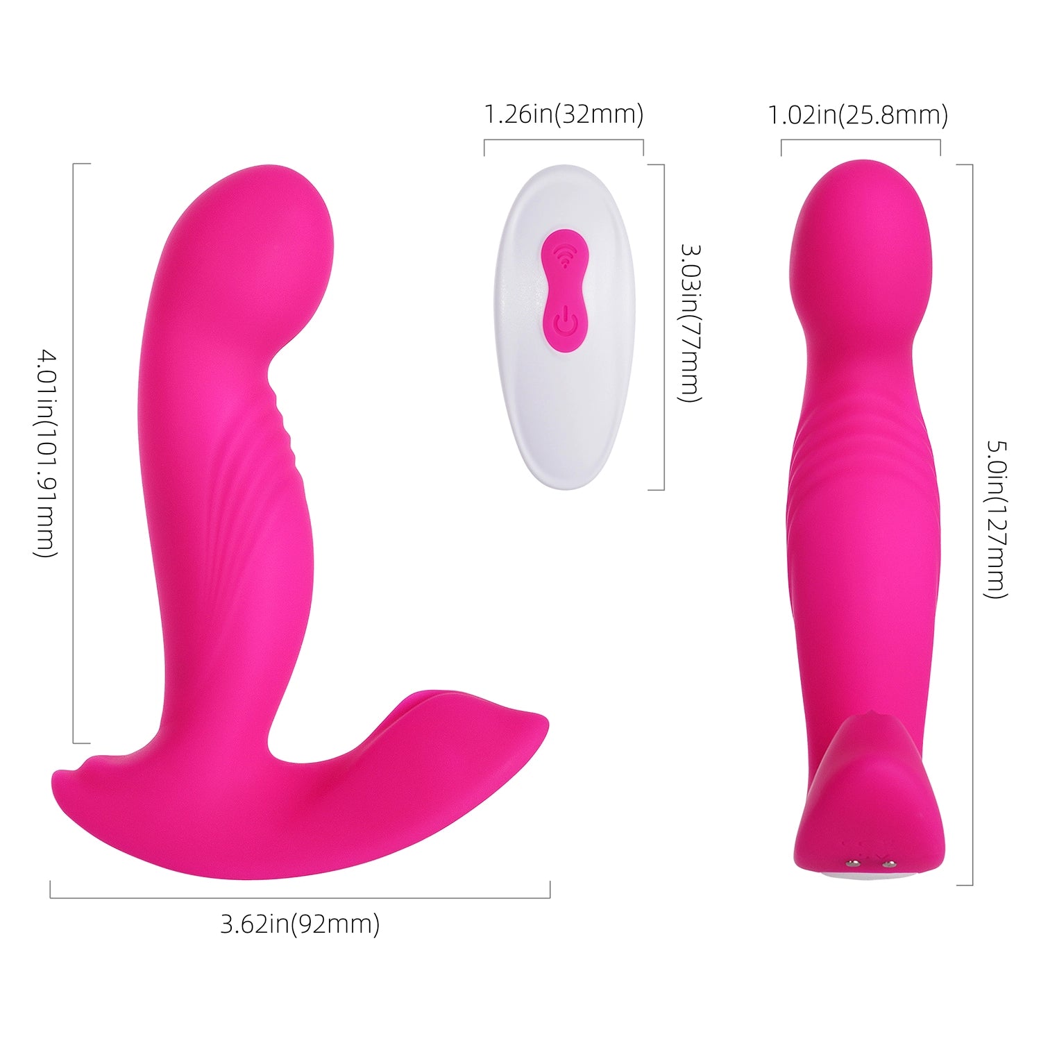 Clit Tickle G Spot Toy With Rotating Massage Head