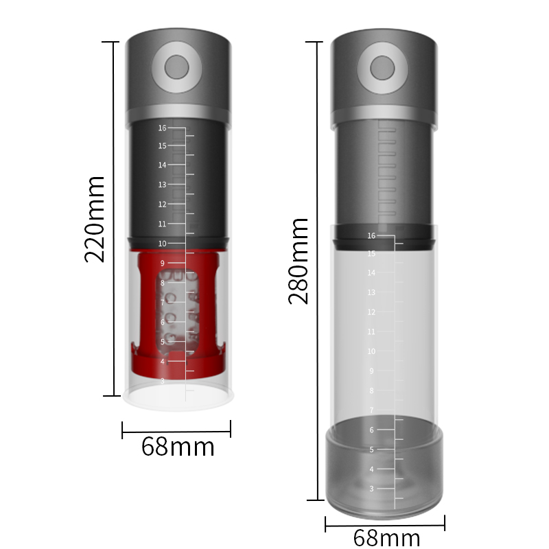 2 In 1 Vibration Rotating Suction Modes Mens Auto Masturbator