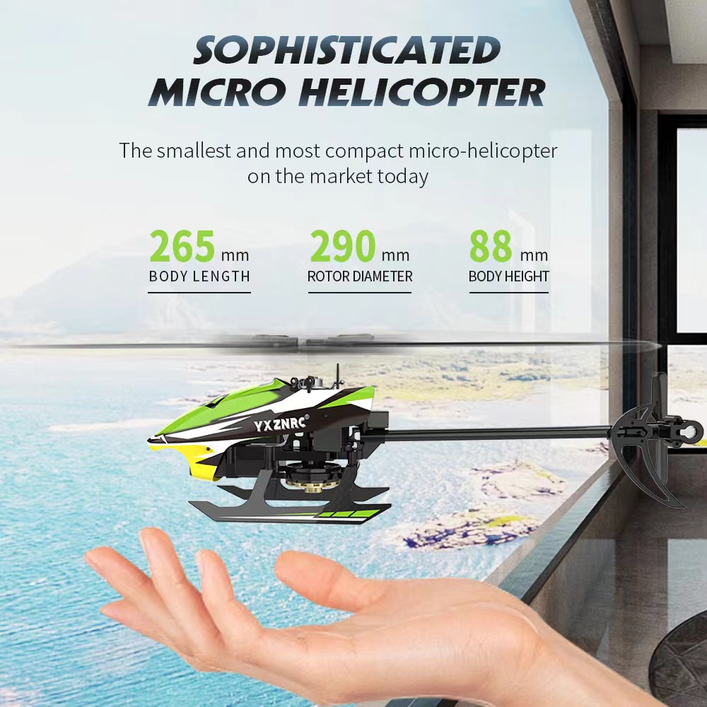 F120 3D 6G 6CH aerobatic direct adrive helicopter
