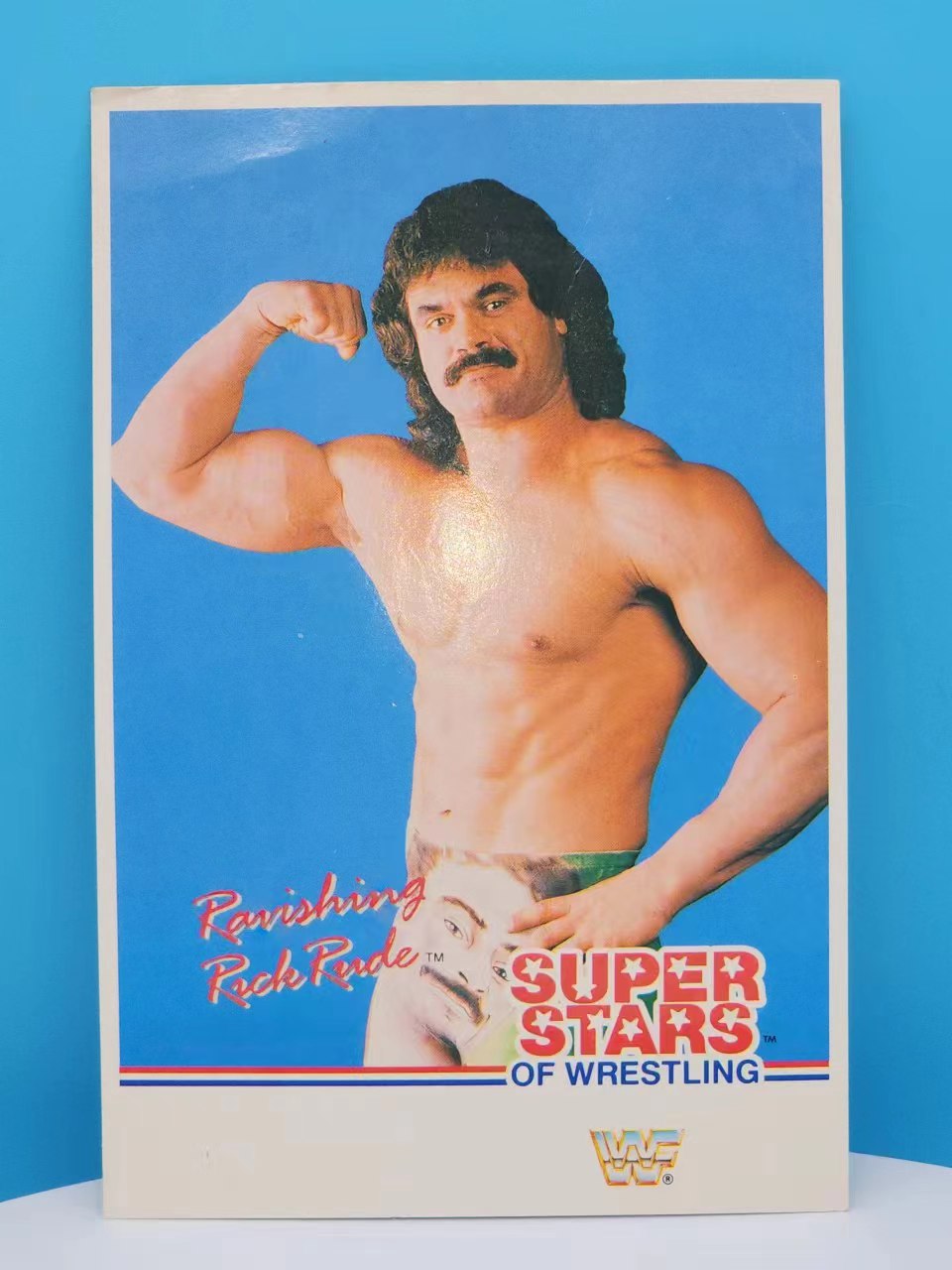 WWF Superstars Post Card Ravishing Rick Rude