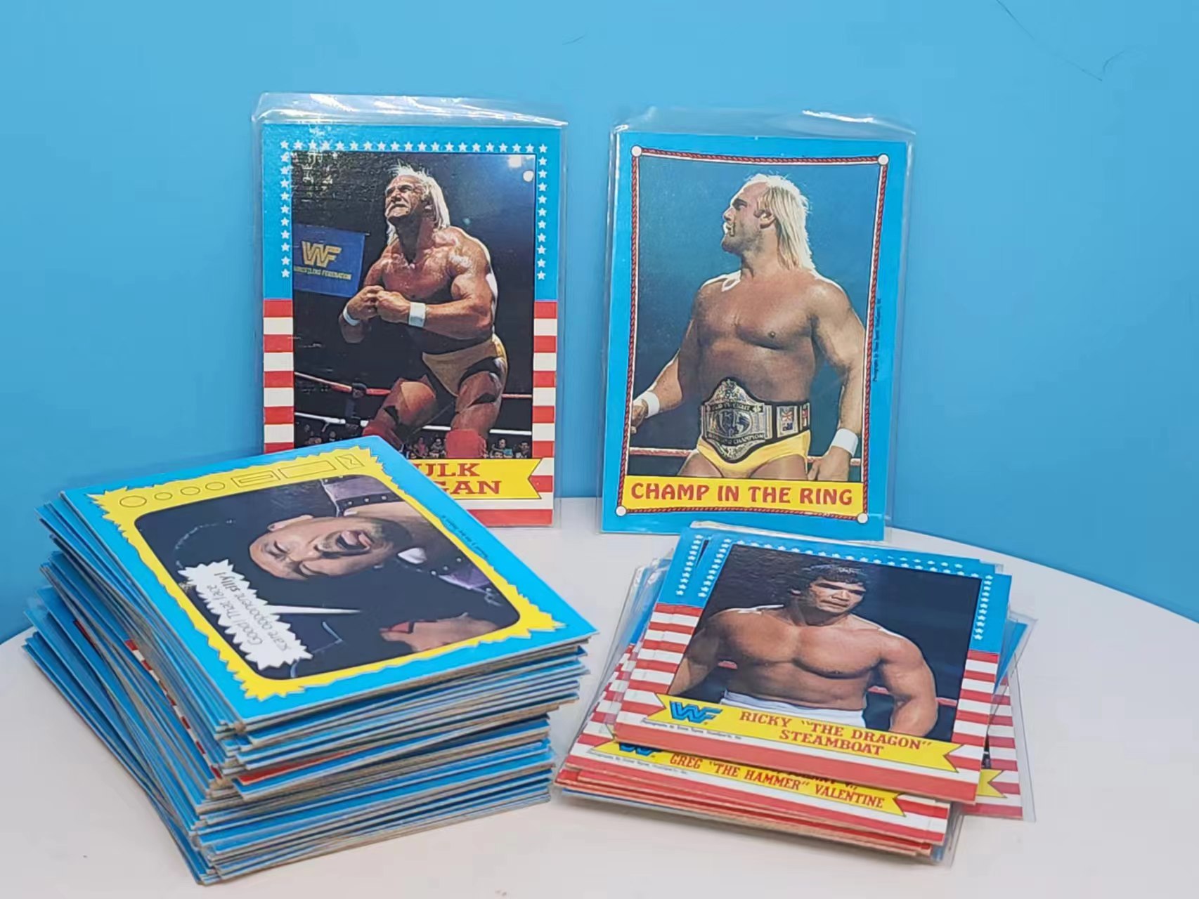10 Random WWF 1987 Trading Cards