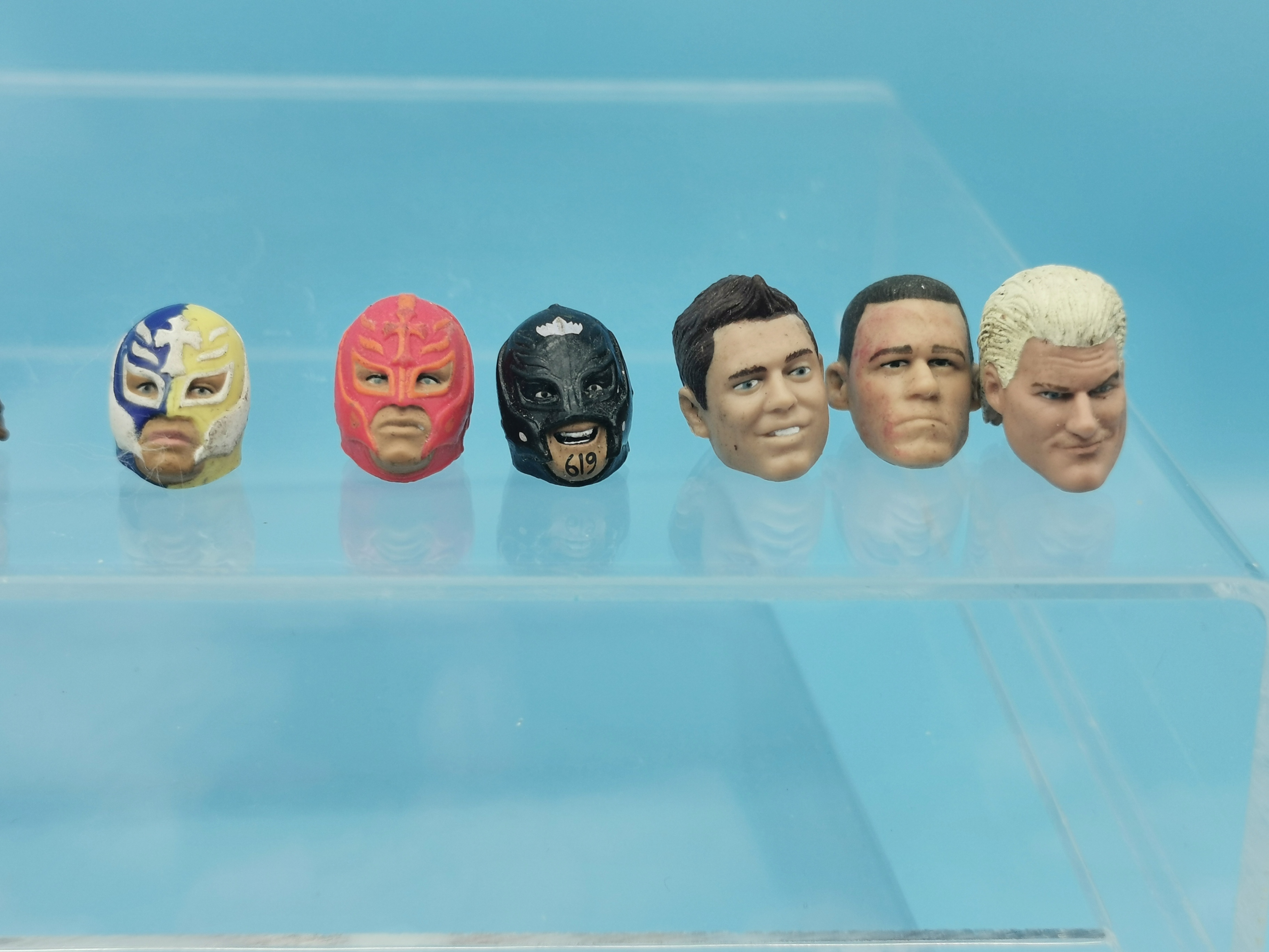 Random Picks of Five WWE Mattel Heads