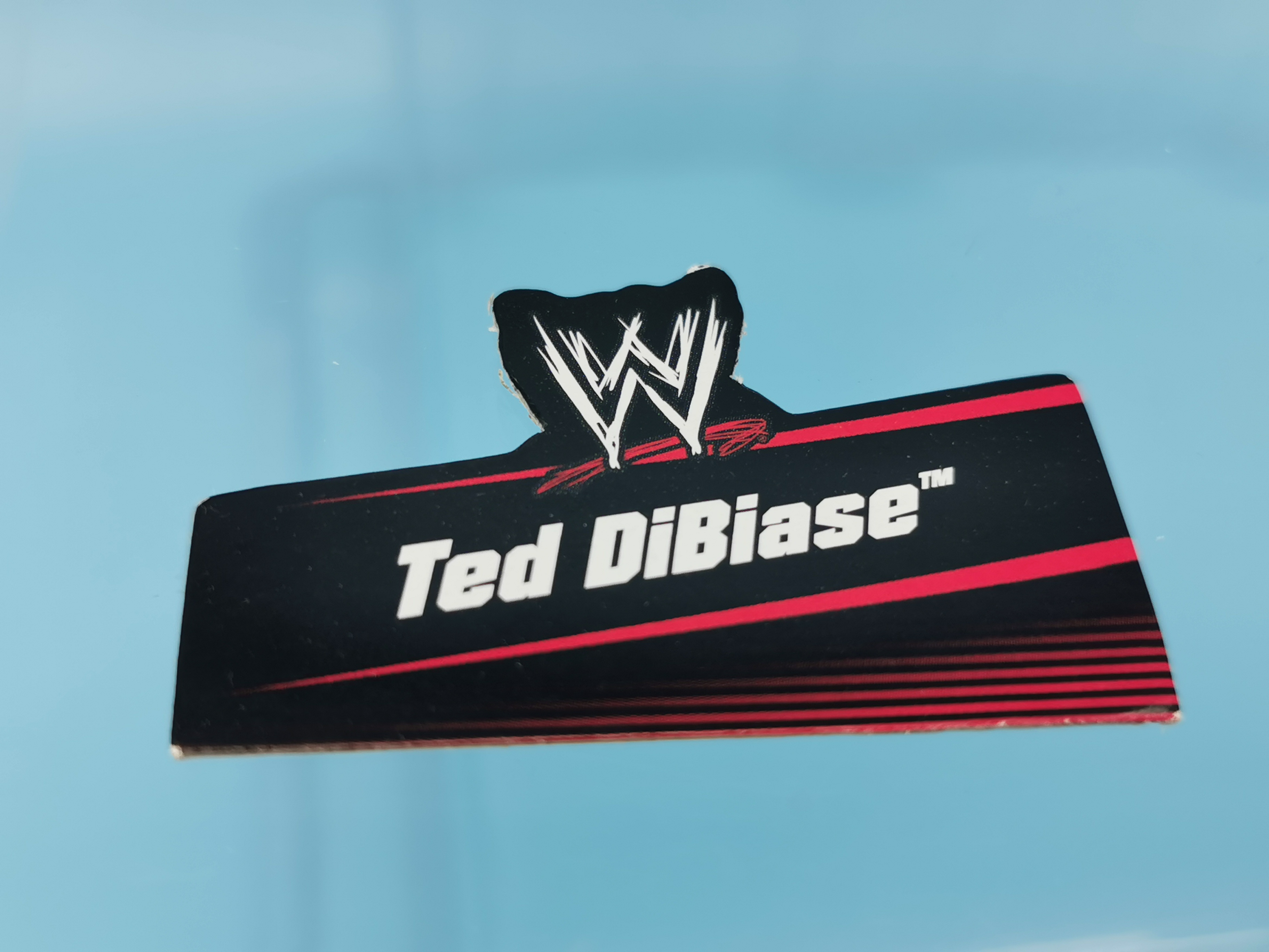 WWE Mattel Accessories Ted Dibiase Name Tag