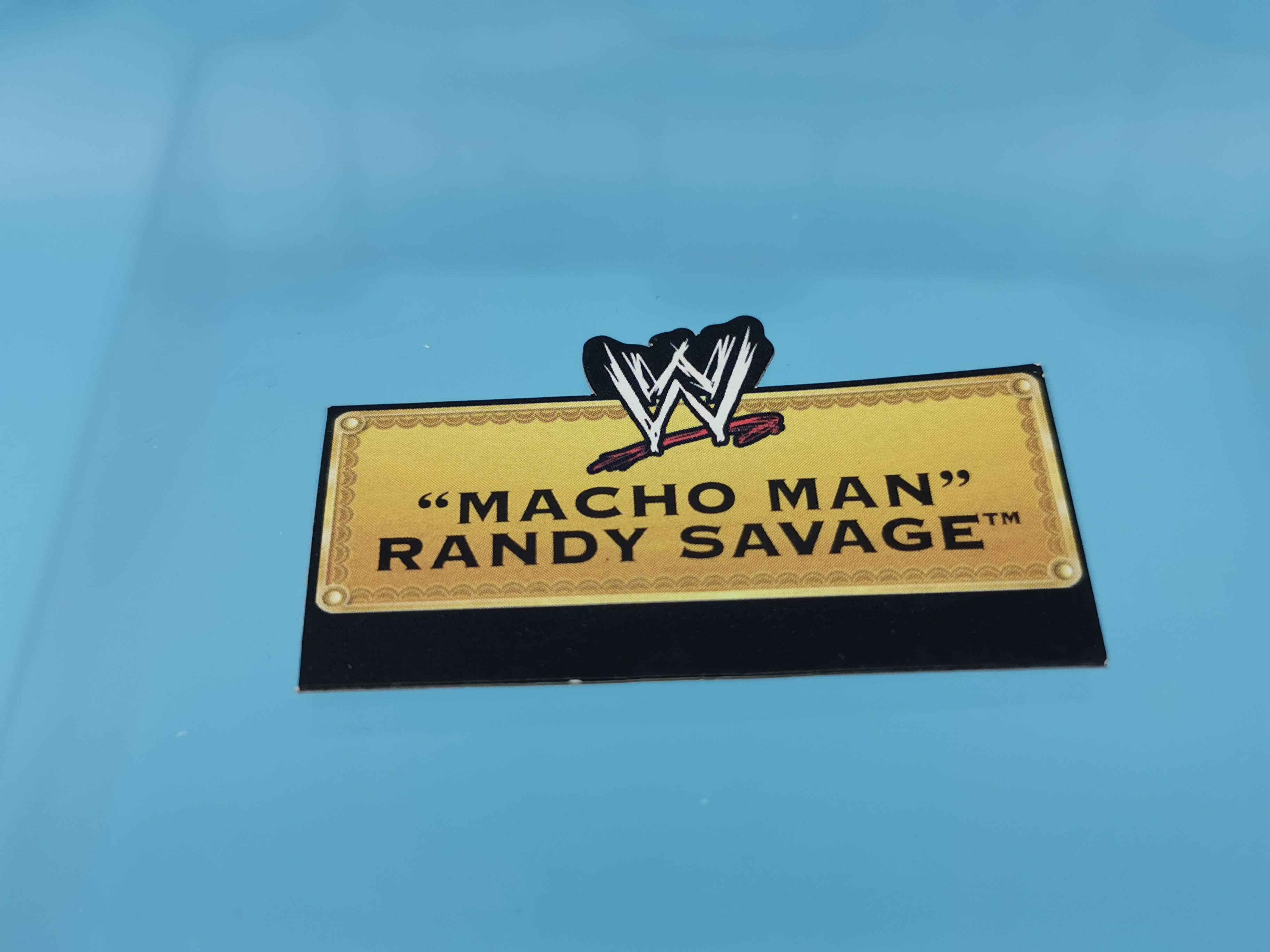 WWE Mattel Accessories Macho Man Name Tag