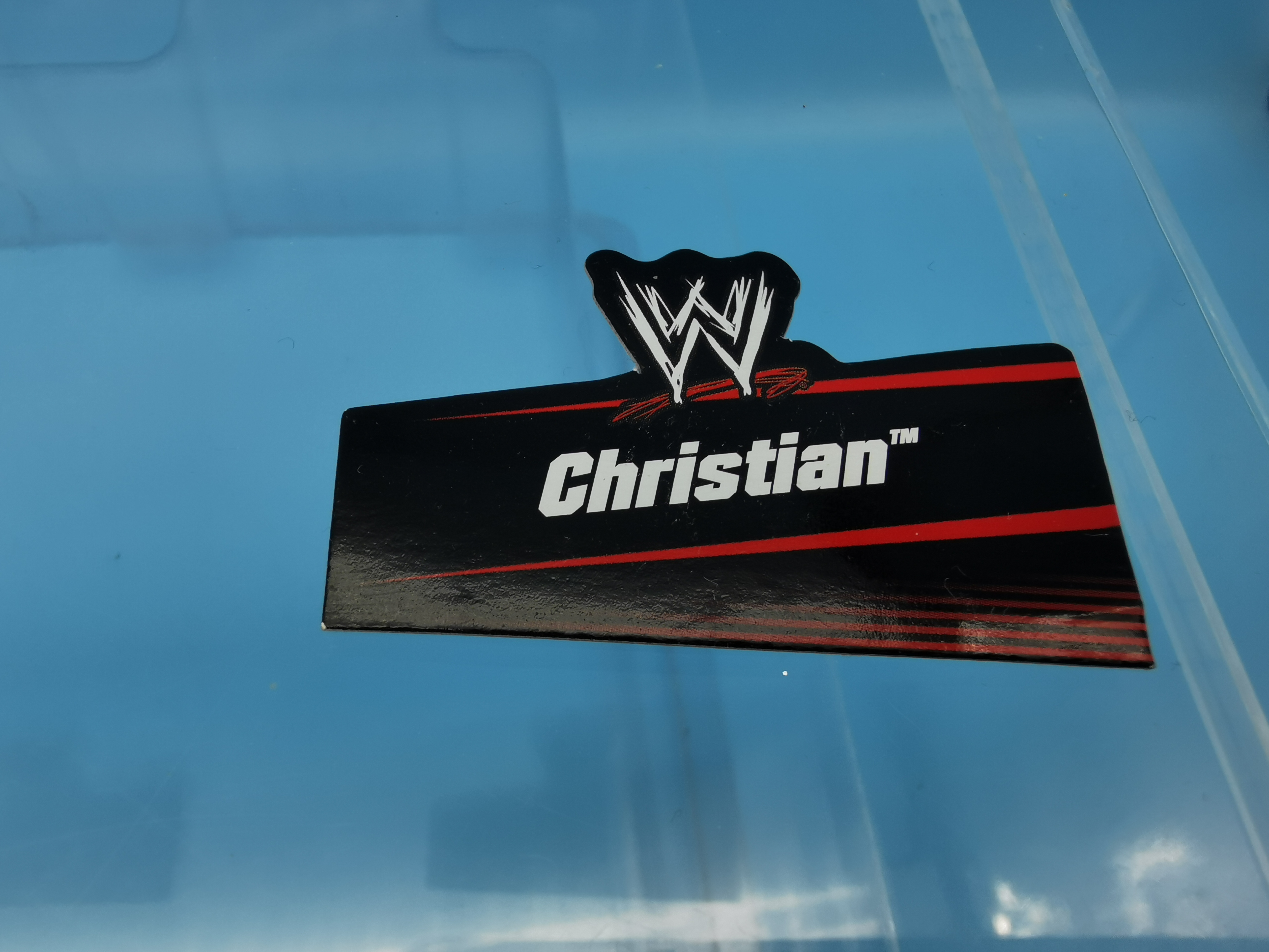 WWE Mattel Accessories Christian Name Tag