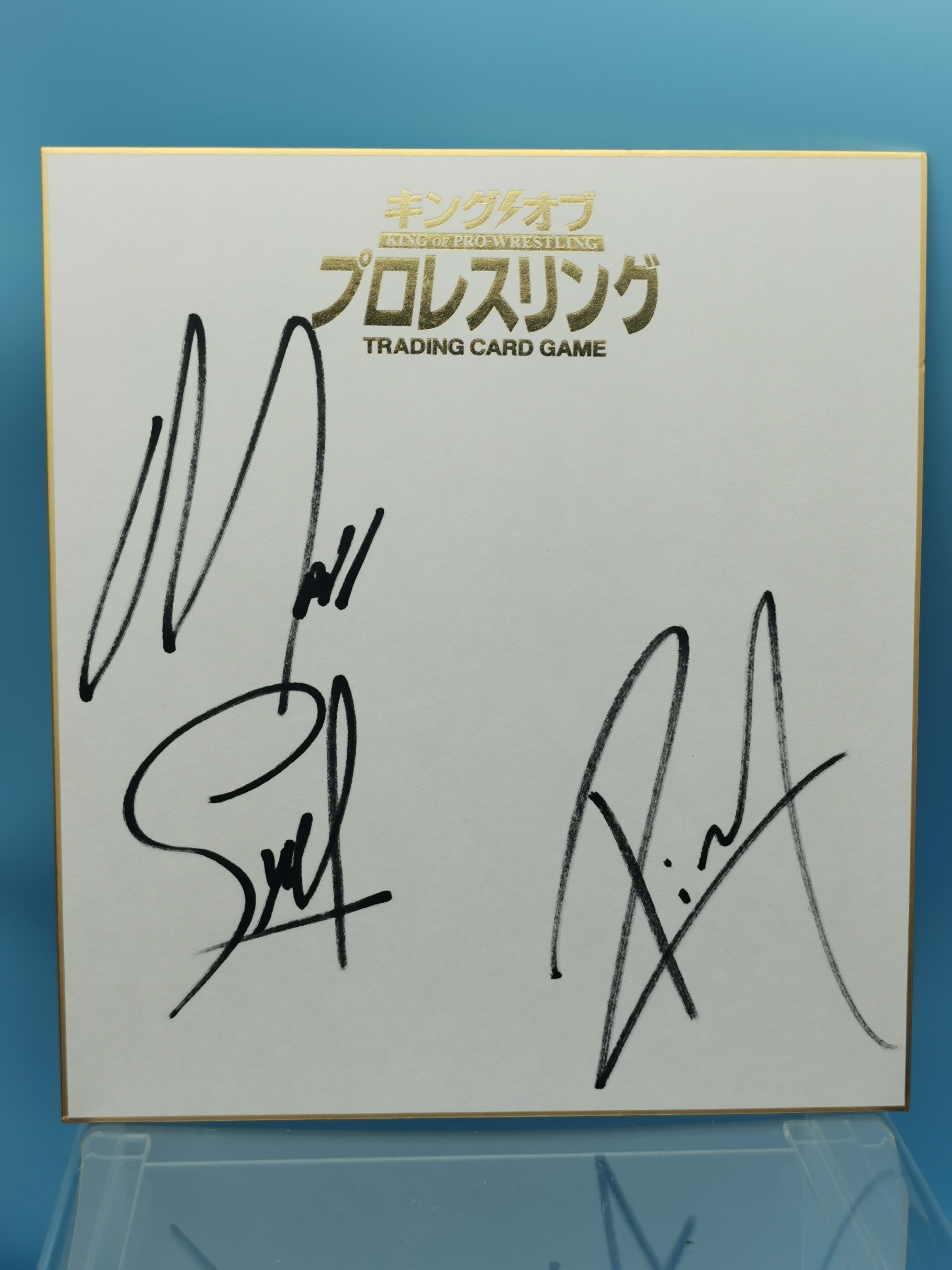 New Japan Pro Wrestling Official Shikishi Autograph Matt Sydal Ricochet
