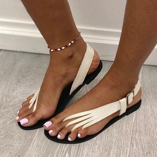 Shoemona Women's Summer Unique Design Flat Sandals