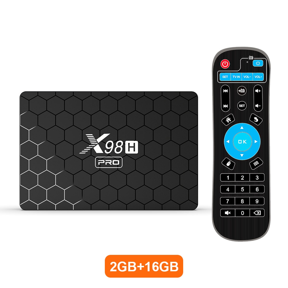 2022 New X98H PRO Android 12 Allwinner TV Box HDR10+ 3D BT5.0+ Media Player-A1Smartshop