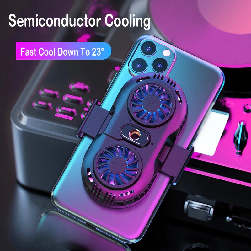 AH-102 Live Semiconductor Mobile Phone Radiator USB Cooling Pad Universal Mobile Phone Portable Cooler