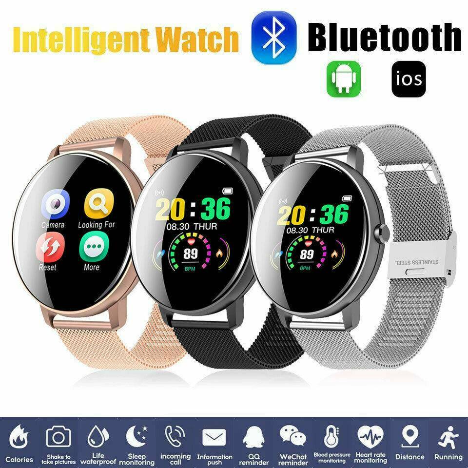 New Waterproof Bluetooth Smart Watch Heart Rate Monitor Sport Fitness Tracker