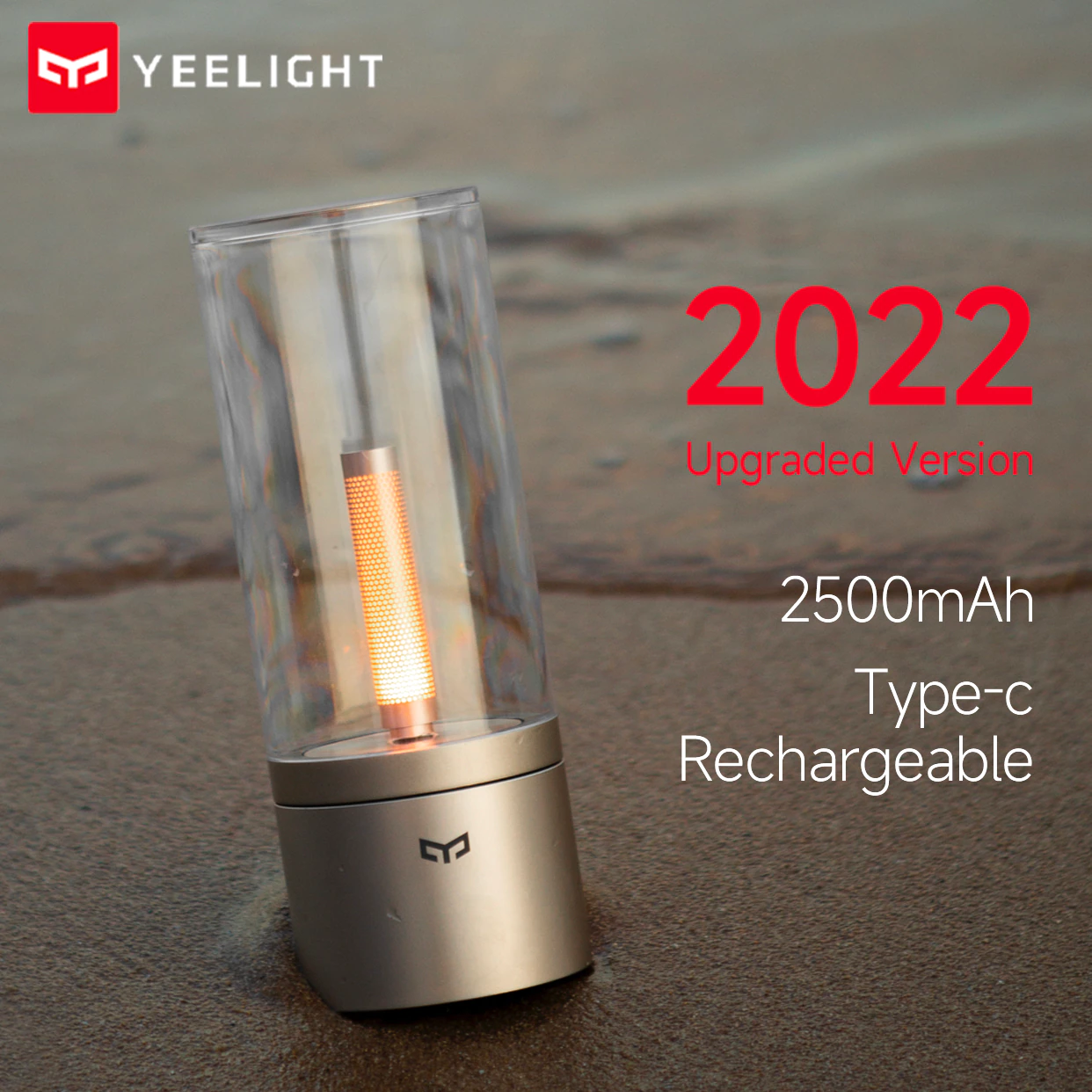 2022 New Yeelight Candela lamp Led Night ight rotate to meet the right mood candle-like breathing light stepless dimming -A1Smartshop