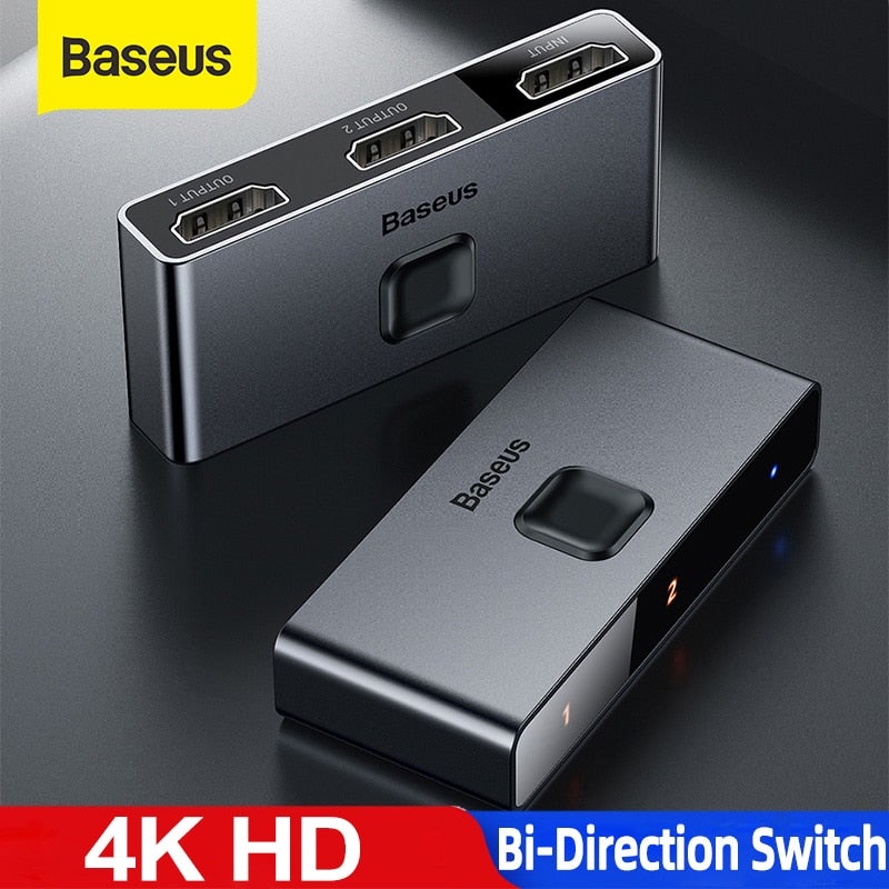 Baseus 4K HD Switch HDMI-compat Adapter