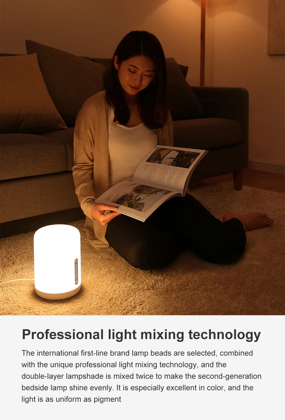 Wifi bedside deals lamp