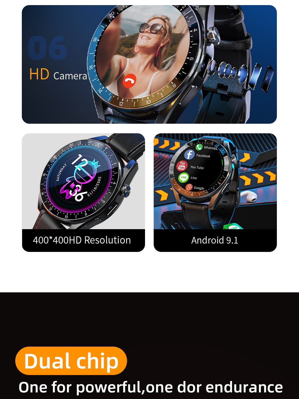  Buy TimeTech APPLLP 9 Smart Watch 4G Network Android 9.1 Dual  System WiFi GPS Smartwatches Men Fitness Tracker Android Smart Watch Online  at Low Prices in India