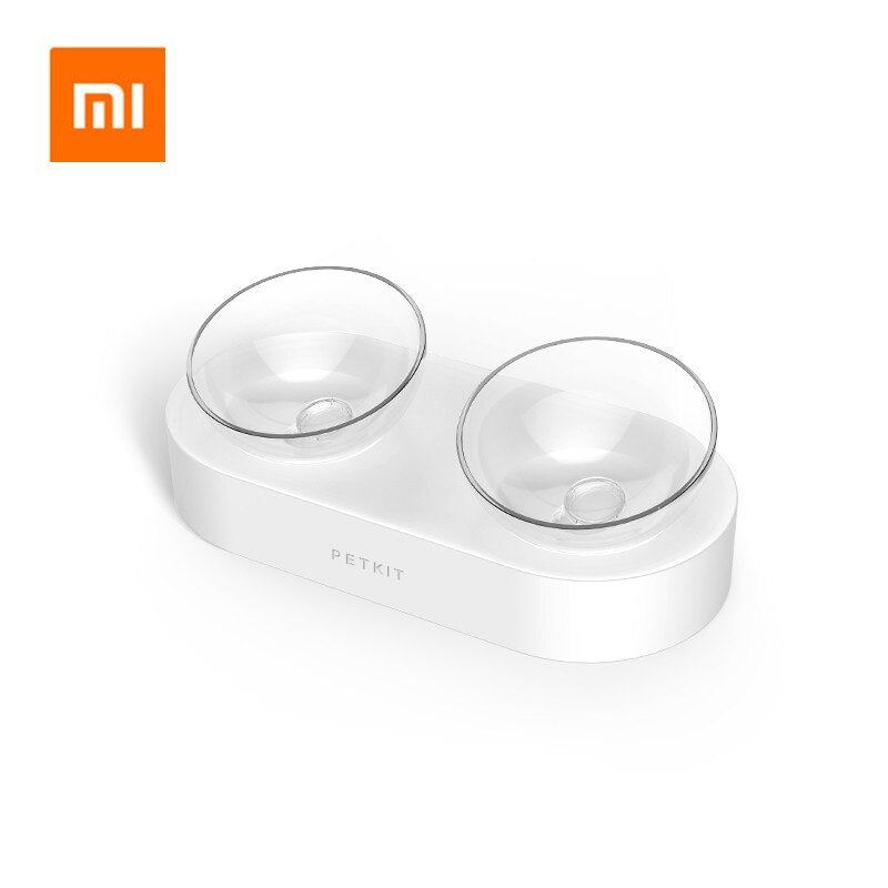 Xiaomi PETKIT Pet Bowl Feeding Dishes Adjustable Double Feeder Bowls Water Cup Cat Bowls Drinking Bowl Plastic / Stainless Steel-A1Smartshop