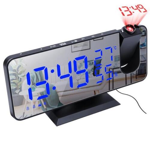 NEW 7.5" LED Digital Projector Projection Snooze Dual Alarm Clock-A1Smartshop
