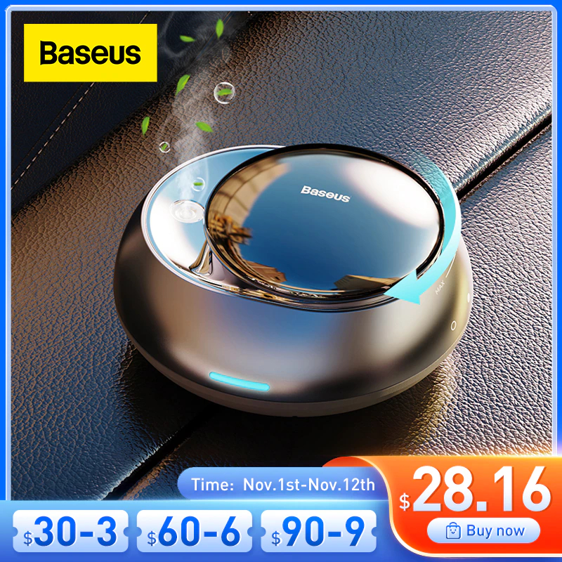 Baseus Car Air Freshener Perfume Smart APP Control Car Fragrance Car Diffuser-A1Smartshop