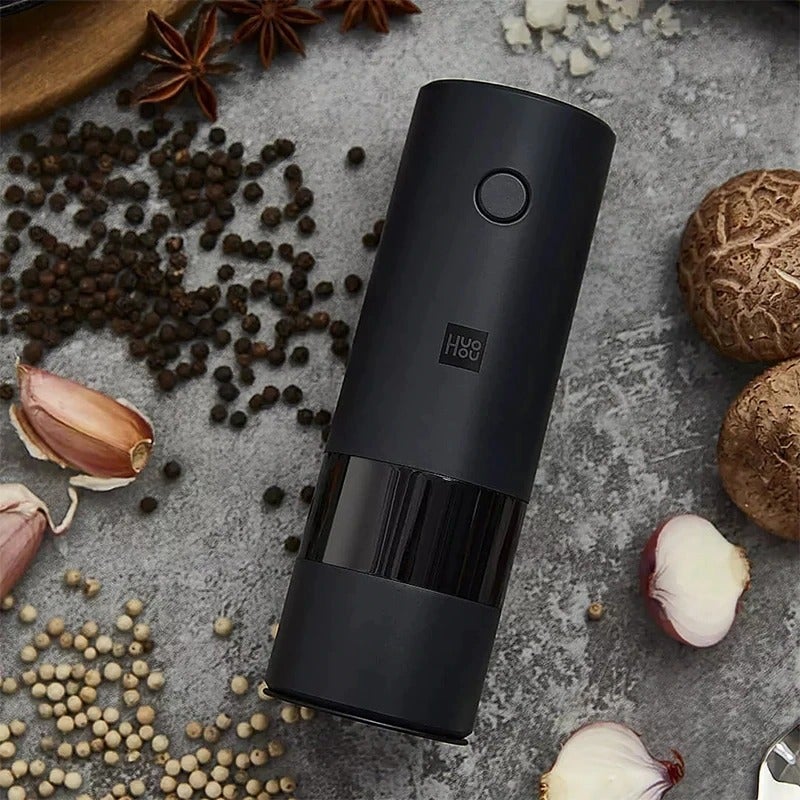 Xiaomi Youpin Huohou Electric Automatic Mill Pepper And Salt Grinder LED Light 5 Modes Peper Spice Grain Pulverizer-A1Smartshop