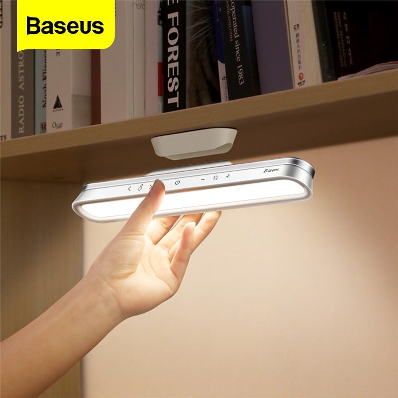 Baseus Magnetic Table Lamp Hanging Wireless Touch LED Desk Lamp Home Cabinet Study Reading Lamp