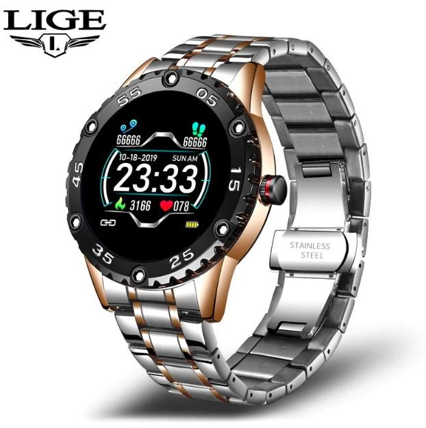 LIGE New Men Smart Watch And Women Sports Watch Blood Pressure Sleep Monitoring Fitness Tracker-A1Smartshop