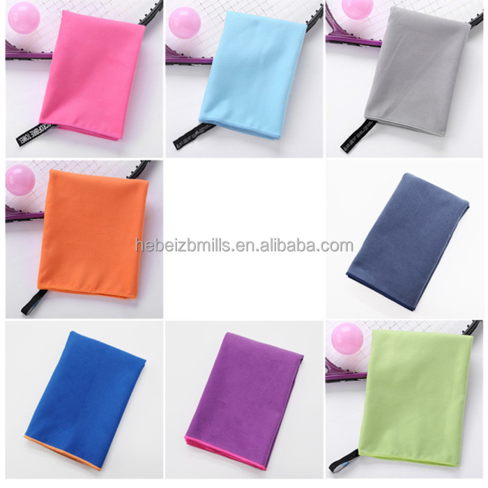 Hight Quality Antimicrobial Microfiber Gym With Pocket Monogrammed Beach Towel