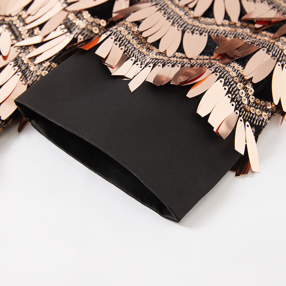 Rose-Gold Sequins Tuxedo S8043-DOOHOOB