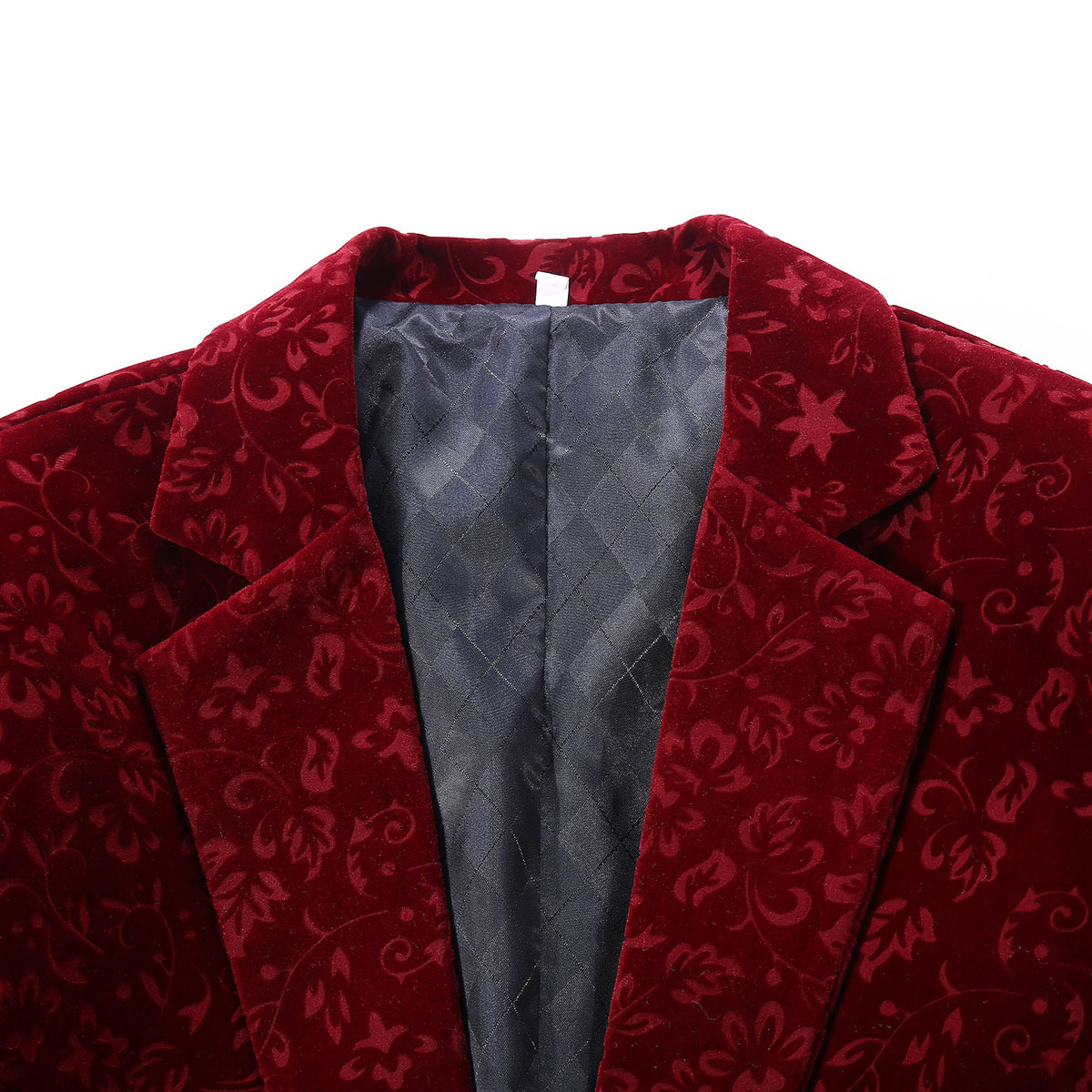Velvet Print Blazer S8082-DOOHOOB