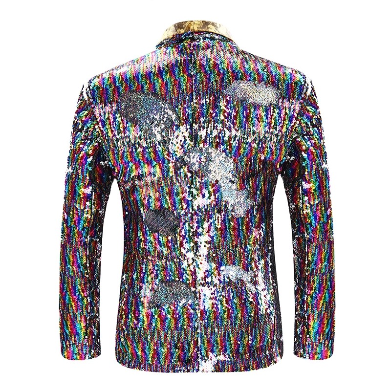 Colorful Sequins Tuxedo S8071-DOOHOOB