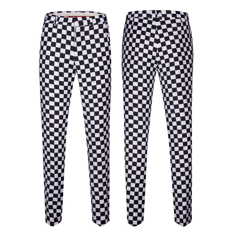 Checkerboard Mosaic Suit M8001-DOOHOOB