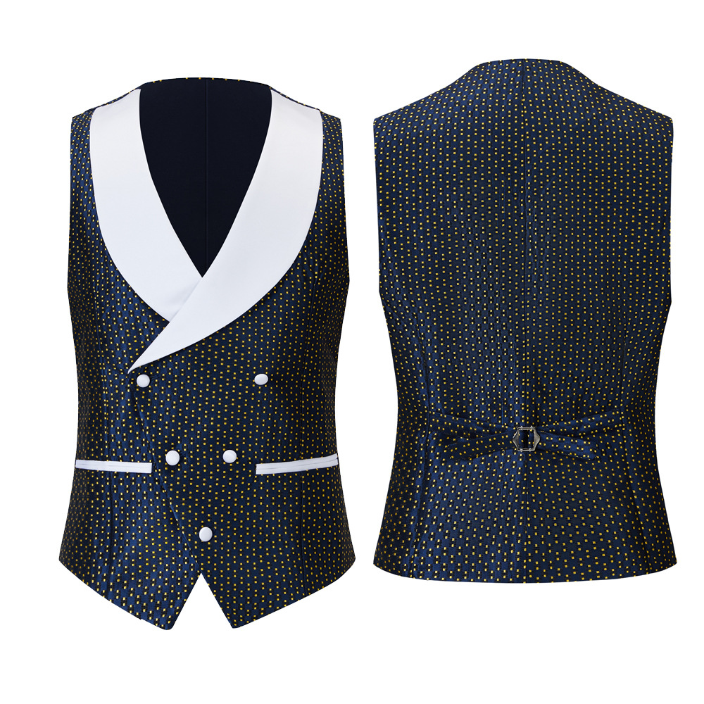 Blue Dots Suit M8012-DOOHOOB