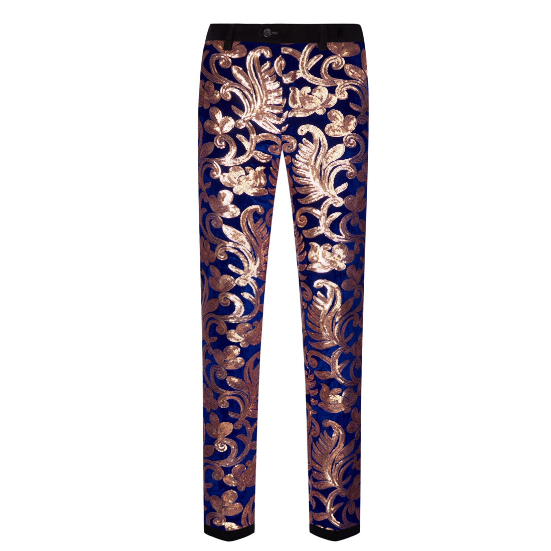 Multicolor Velvet Sequins Trousers S8054-DOOHOOB