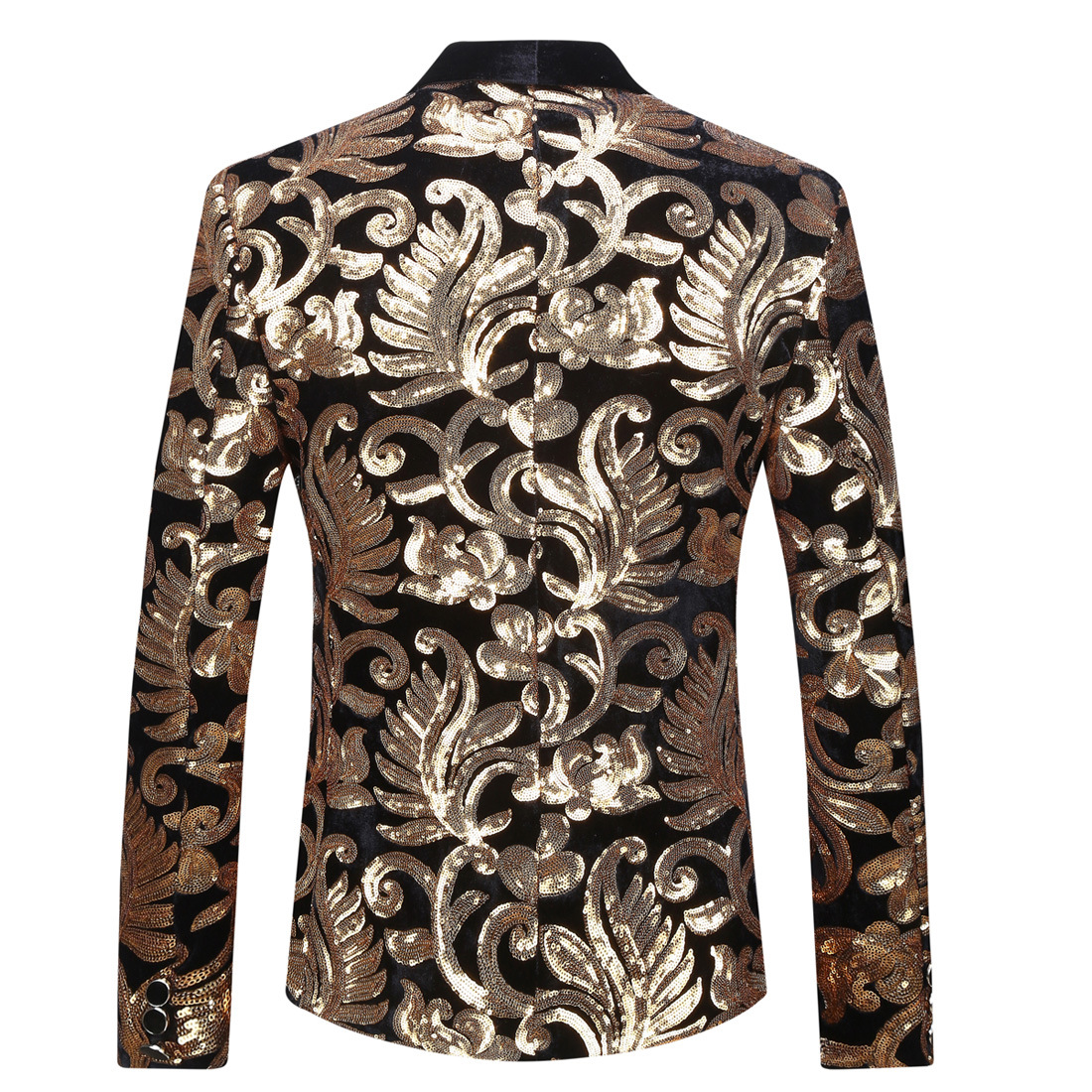 Multicolor Velet Sequins Tuxedo S8025-DOOHOOB