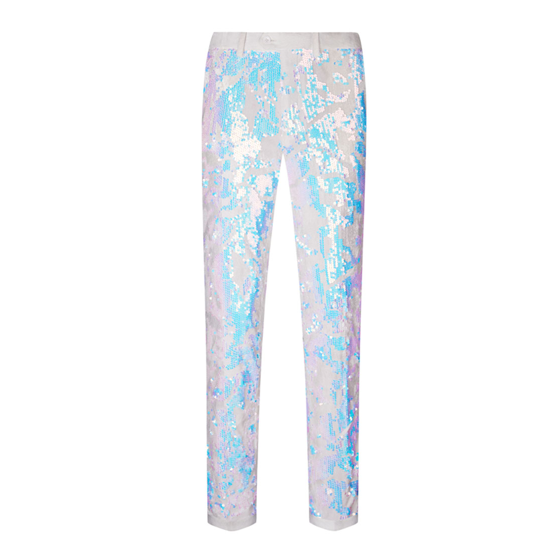Multicolor Velvet Sequins Trousers S8054-DOOHOOB
