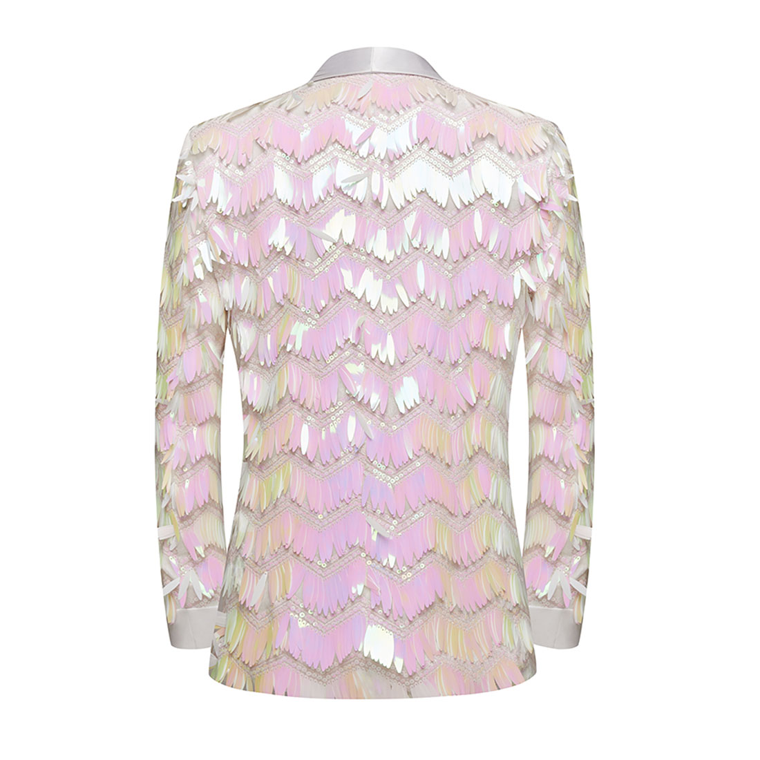 White Sequins Tuxedo S8226-DOOHOOB