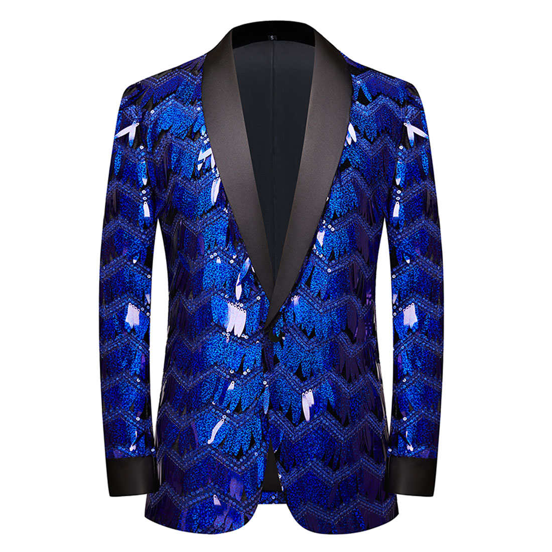 Blue Sequins Tuxedo S8229-DOOHOOB